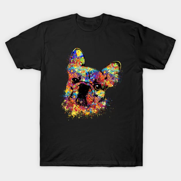 French Bulldog -Frenchie Dog T-Shirt by Nartissima